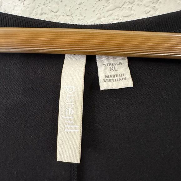 J. JILL PURE JILL Ballet Sleeves V-Neck Faux Wrap Dress in Black - Picture 5 of 10